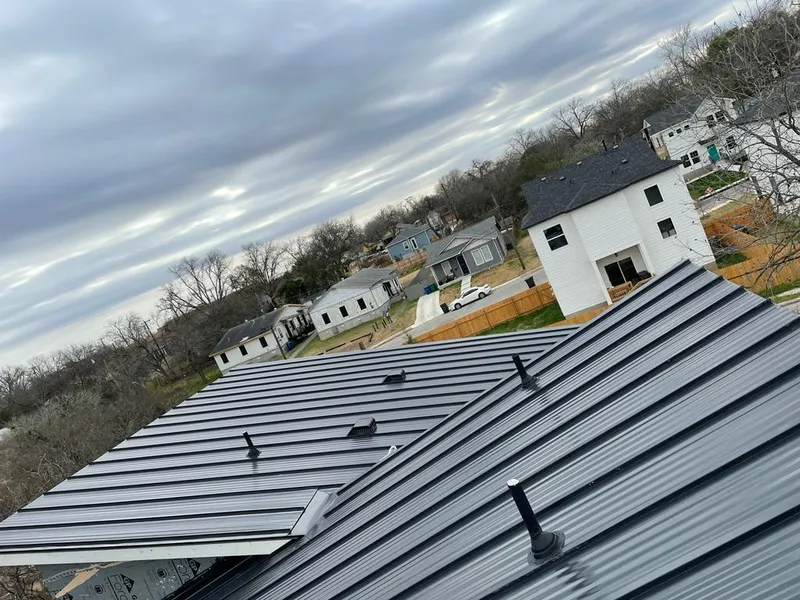 Standing seam metal roof panels with vents for Skylight Repair in Waverly
